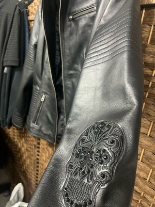 Chaqueta Piel Cordero Mujer Negra