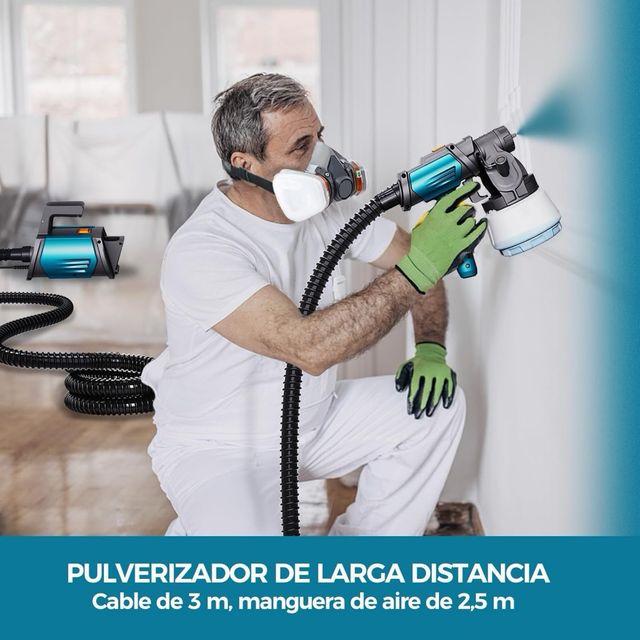 Pistola vernice elettrica 800W 1300ml. SIGILLATO