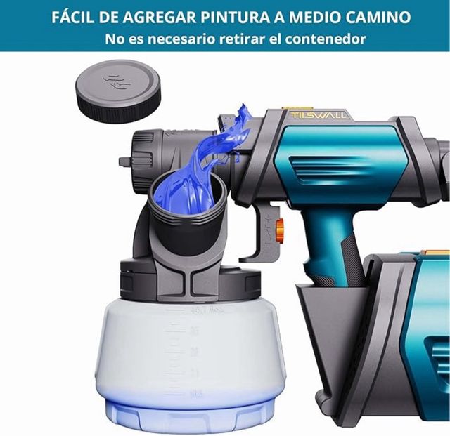 Pistola vernice elettrica 800W 1300ml. SIGILLATO