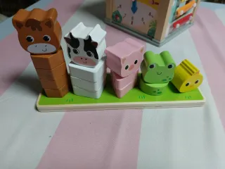 Lote Juguetes Madera Bebé