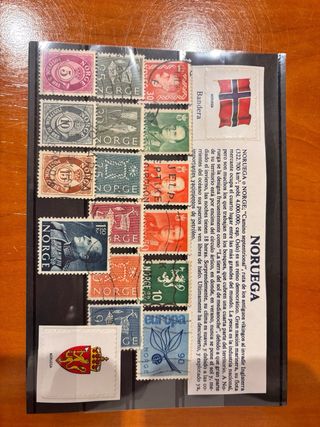 Tiras de sellos de diferentes países