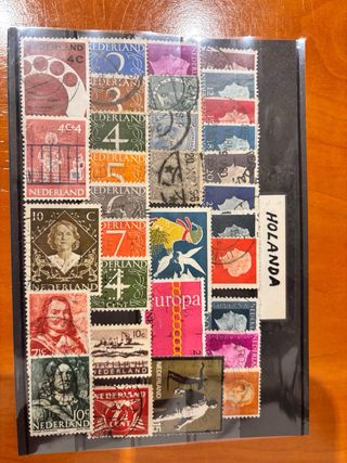 Tiras de sellos de diferentes países