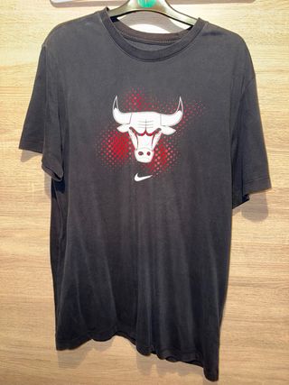 Camiseta Chicago Bulls Nike Negra