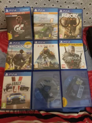 PS4 (PlayStation 4) Negra + 18 Juegos 861,4 GB