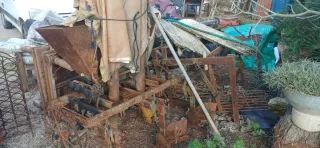 Arrancadora de patatas 2 surcos y sembradora