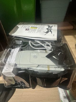 Dron E58 Pro Blanco y Gris