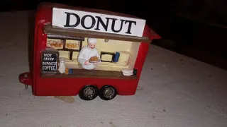 Puesto de Donas Navideño