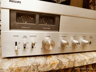 Amplificador Philips 594 - Plata - 1978