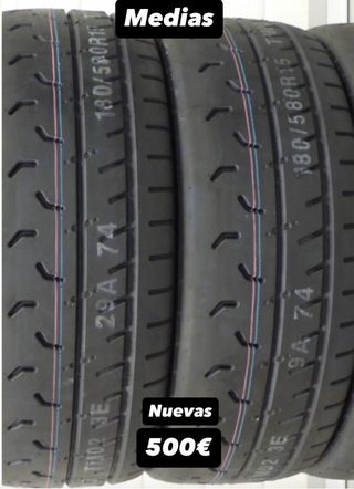 Neumáticos Slicks Kumho en 15 nuevos a estrenar