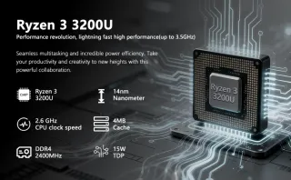 Portátil 2 en 1 Ryzen 3 3200U 16GB RAM