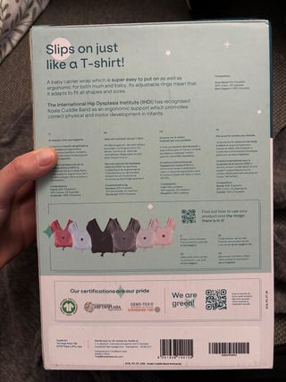 Portabebés Koala Cuddle Band gris