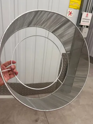 Lámpara techo LED cristal