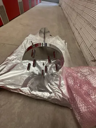 Lámpara techo LED cristal