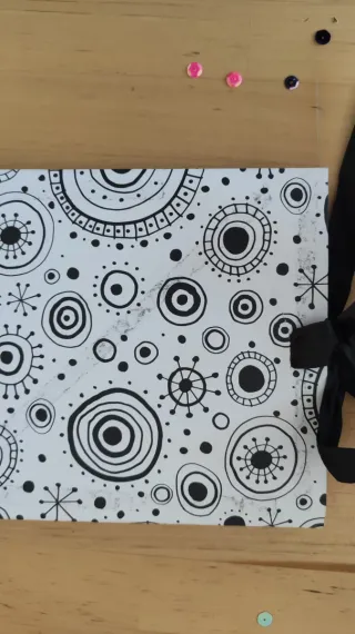 Álbum fotos A6 geométrico B/N