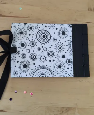 Álbum fotos A6 geométrico B/N