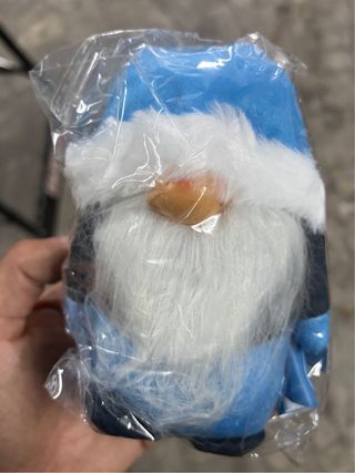 Gnomo Napoli Blu Bianco Peluche