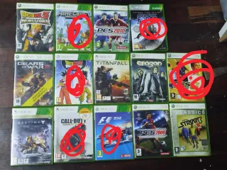 Lote di giochi Xbox 360