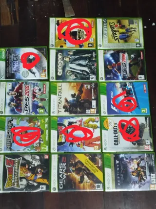 Lote di giochi Xbox 360