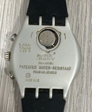 Swatch Irony Cronómetro Aluminio Negro/Plata