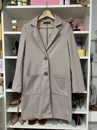 Abrigo entretiempo pata de gallo XS