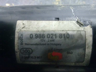 MOTOR ARRANQUE | Atr.1:0986021810 FORD TRANSI