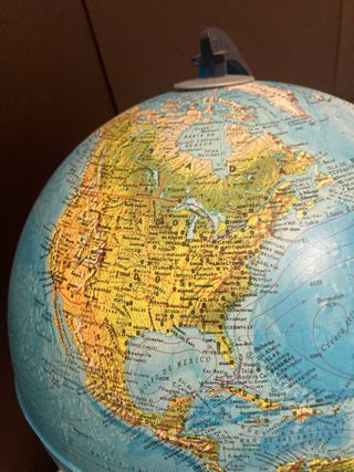 Globo terráqueo educativo / Lámpara