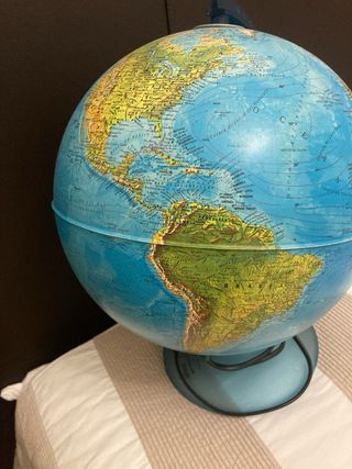 Globo terráqueo educativo / Lámpara