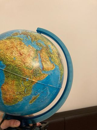 Globo terráqueo educativo / Lámpara