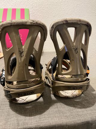 Fijaciones Burton Mission Talla L Camuflaje