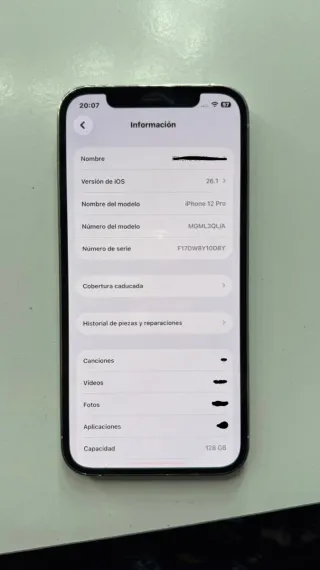 iPhone 12 Pro 128GB bianco