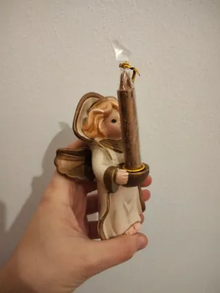 Porta candele angioletto Natale