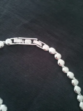 Conjunto Swarovski Collar y Pulsera Plata