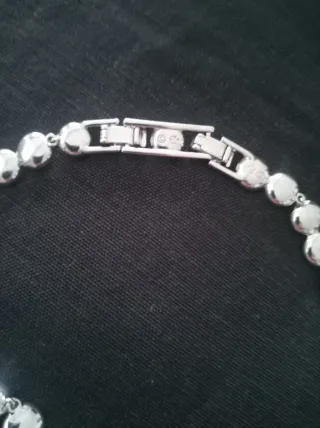 Conjunto Swarovski Collar y Pulsera Plata