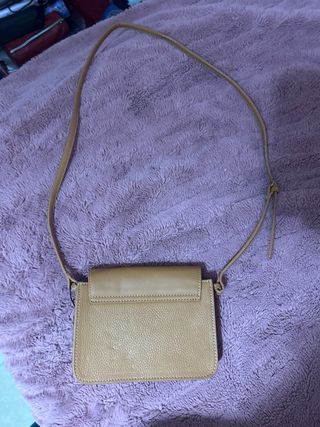 Bolso bandolera beige