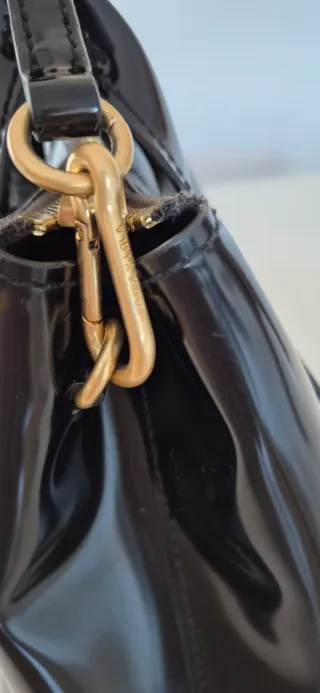 Bolso Bimba y Lola Negro Piel Charol