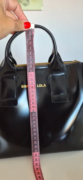 Bolso Bimba y Lola Negro Piel Charol