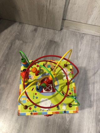 Cubo de actividades madera