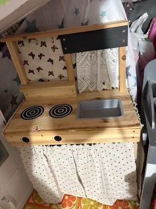 Cocina de madera infantil