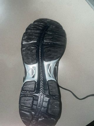 Asics Gel Zapatillas Negras y Plateadas