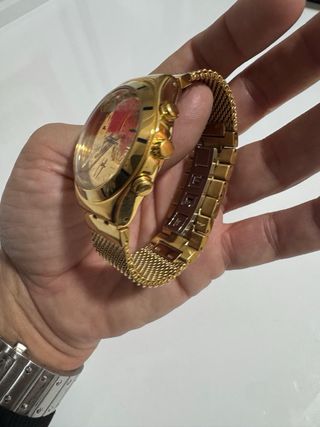 Reloj Swatch Irony Dorado Cronógrafo