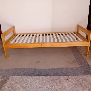 Cama individual madera 90x200cm