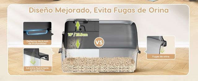 Gabbiotto per gatti in acciaio inossidabile XXL sigillato