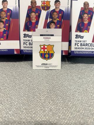 Ferran Torres /199 Topps Team set Barcelona