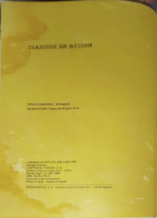 Libro Título: Secuestrado 1984