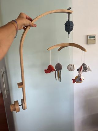 Móvil de cuna con animales marinos