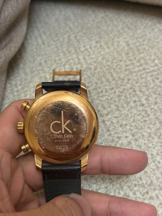 Calvin Klein K2G276 Reloj Suizo Negro/Dorado