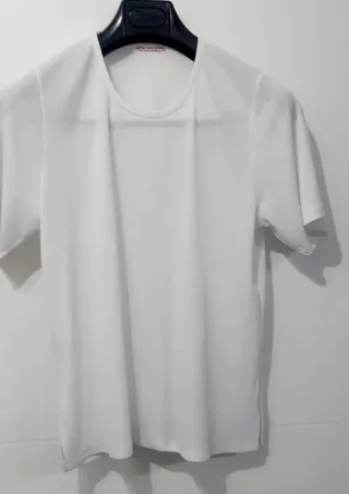 Camiseta blanca manga corta
