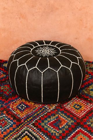 Puf Árabe Piel Hecho a Mano
