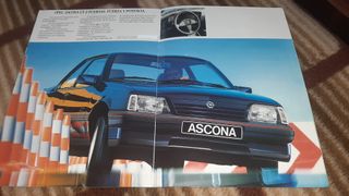 Catálogo Opel Ascona 1986
