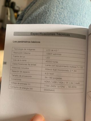 Proyector Apeman LC350 Digital LCD